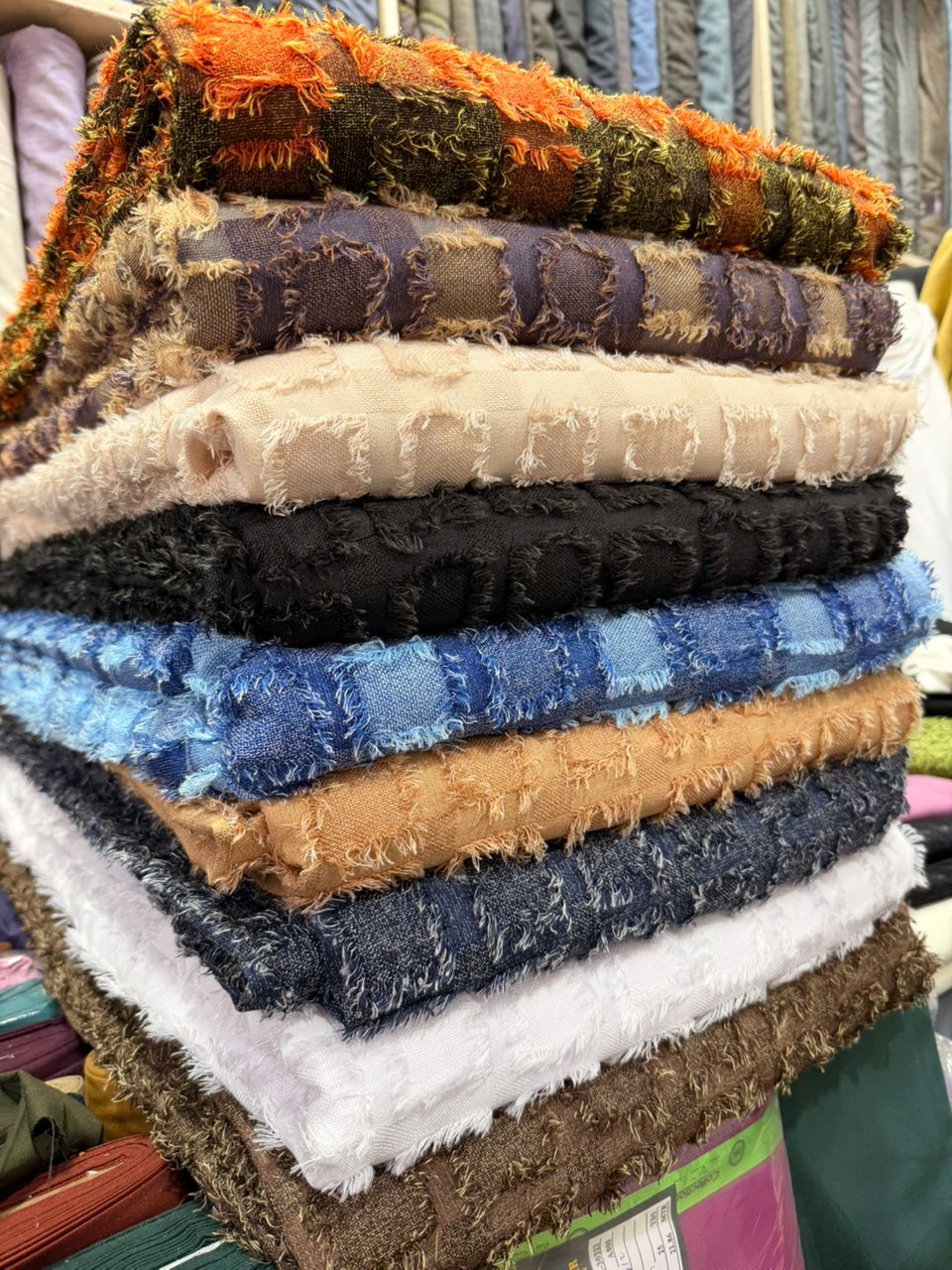 Square Wool Fabric